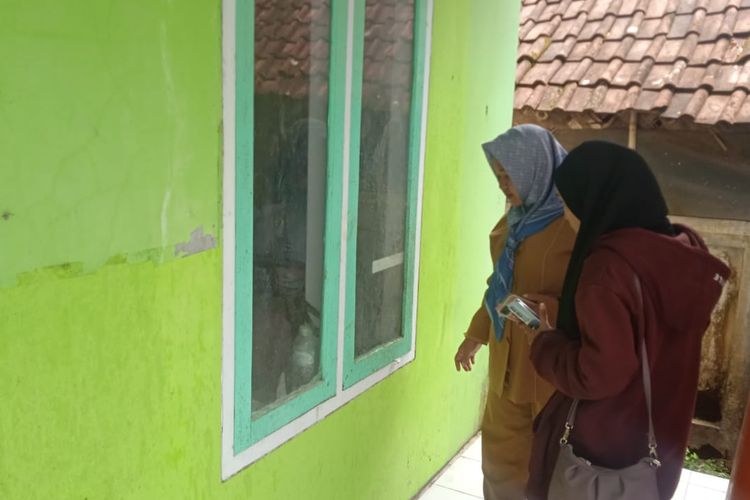 Tempat penyimpanan beras di Desa Purwoarsi Kabupaten Jember. Beras di gudang itu hilang dicuri maling pada Kamis (14/3/2024)