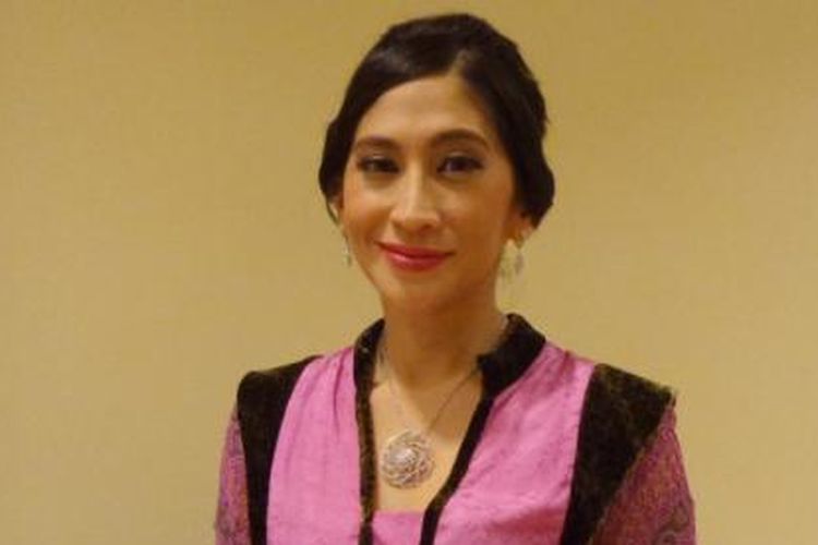 Shelomita di Hotel Sari Pan Pacific, Jakarta Pusat, Kamis (19/5/2016).