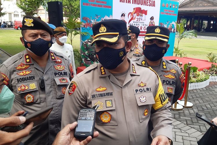 Kapolresta Solo Kombes Pol Ade Safri Simanjuntak di Solo, Jawa Tengah, Kamis (23/9/2021).