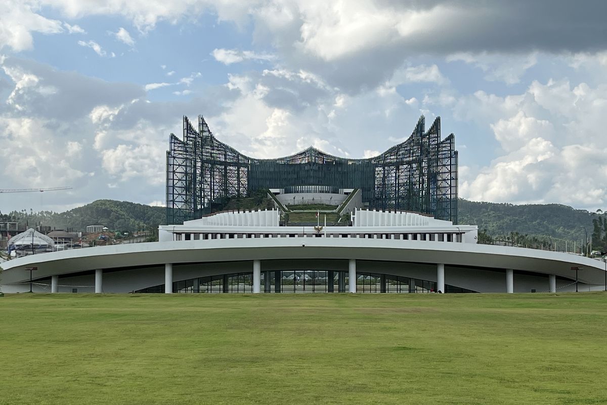 Istana Kepresidenan di Kawasan Inti Pusat Pemerintahan (KIPP), Ibu Kota Nusantara (IKN)