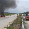 Pajero Terbakar di Tol Pekanbaru-Bangkinang, Diduga Korsleting Variasi