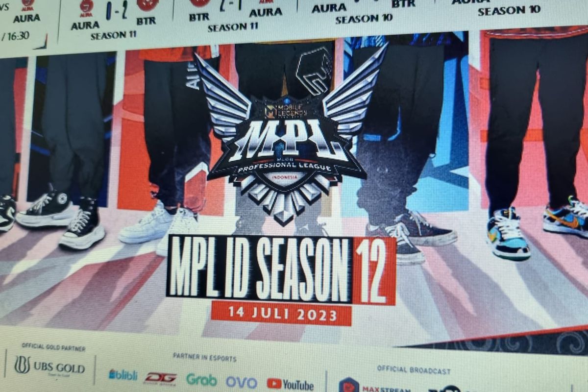 Ilustrasi Mobile Legends Profesional League Season 12.