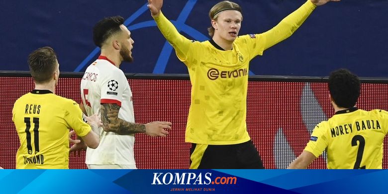 top skor liga champions erling haaland meroket ronaldo terhenti halaman all kompas com