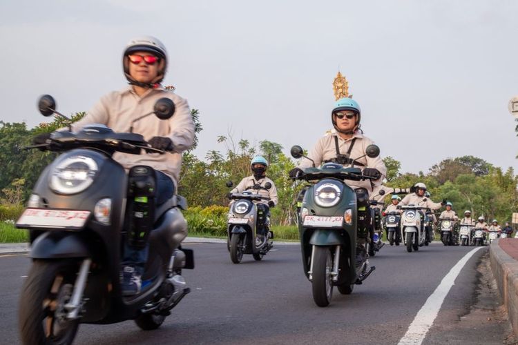 Menguji New Honda Scoopy di Bali