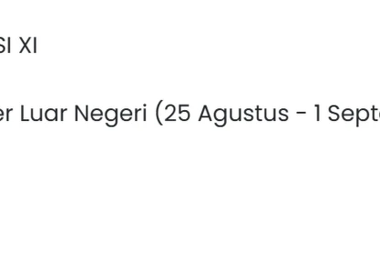 Keterangan dari salah satu laman resmi fraksi di DPR terkait agenda kunjungan kerja ke luar negeri.