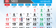 Long Weekend Mei 2025 Kapan? Cek Tanggal Merah Kalender Bulan Ini 