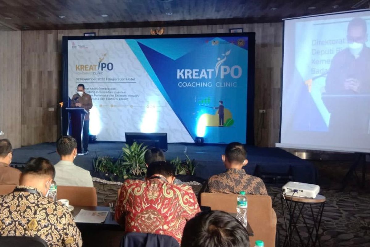 Kegiatan Coaching Clinic KreatIPO di Kota Bogor, Jawa Barat.