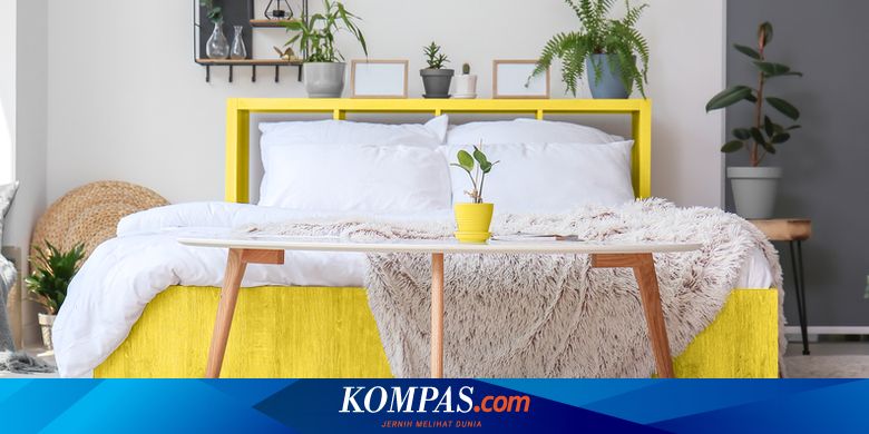 5 Inspirasi Kamar Tidur Warna Kuning yang Ceria