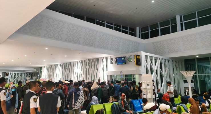Situasi yang Disebut "Mirip Pelabuhan" di Bandara Sepinggan Normal Kembali