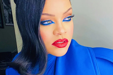 Inspirasi Gaya Rihanna, Warna Eyeliner 