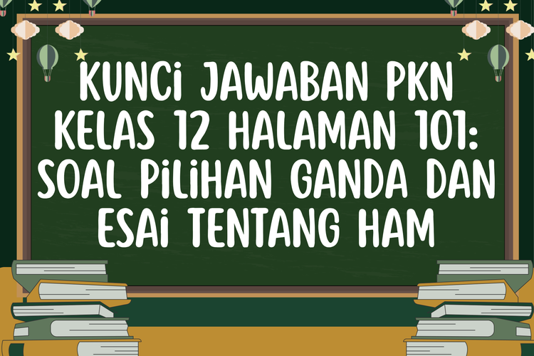 Kunci Jawaban PKN Kelas 12 Halaman 101-106: Soal Pilihan Ganda dan Esai tentang HAM