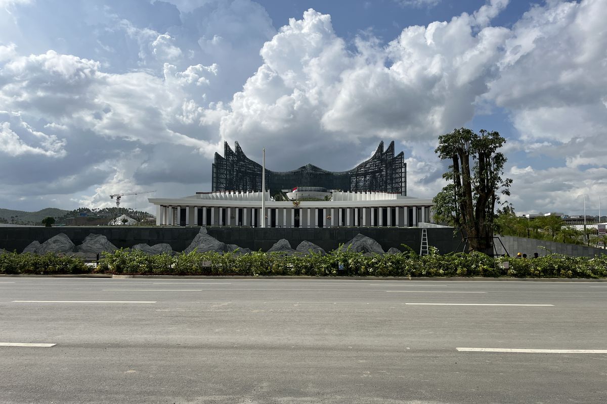 Istana Kepresidenan di Kawasan Inti Pusat Pemerintahan (KIPP), Ibu Kota Nusantara (IKN)