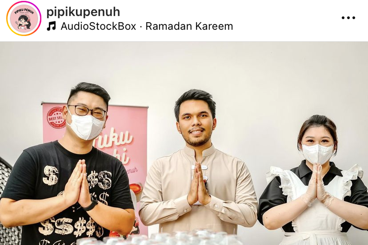 Pipiku penuh di acara Thariq Halilintar