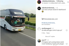 Video Bus Sarat Penumpang, Ada yang Duduk di Dasbor