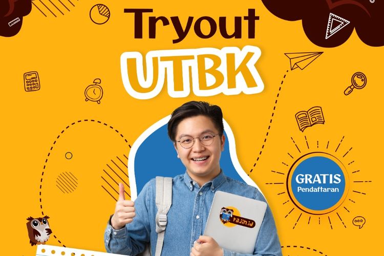 Ilustrasi Tryout UTBK Rajin.id