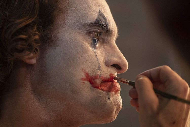 Aktor Joaquin Phoenix dalam film Joker yang disutradarai Todd Phillips. Film ini dijadwalkan tayang pada 4 Oktober 2019.