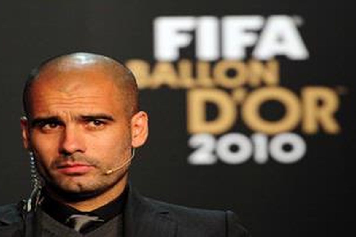 Manajer Barcelona, Josep "Pep" Guardiola.