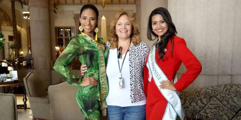 Astira Intan Vernadeina, Duta Indonesia akan ikut berkompetisi dalam pemilihan Miss Eco International 2018 di Mesir pada Jumat (27/4/2018). Astira Intan Vernadeina yang juga Runner Up III Putri Pariwisata 2017 tiba di Kairo, Mesir, Senin (9/4/2018).