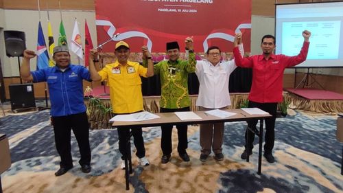 Pilkada Magelang 2024, 5 Parpol Bentuk Koalisi Besar, Usung Paslon Grengseng dan Sahid