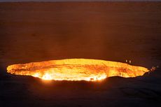 Api di Gerbang Neraka Turkmenistan Bakal Dipadamkan