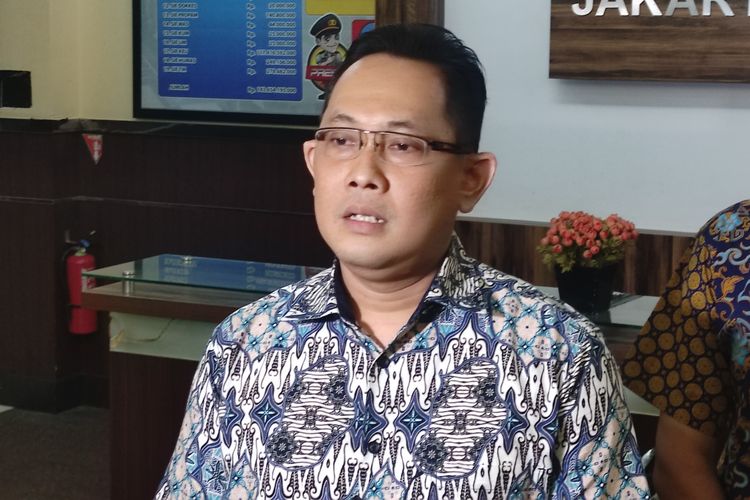Kasat Reskrim Polres Metro Jakarta Selatan AKBP Bintoro saat mengumumkan Panca Darmansyah (41) sebagai tersangka pembunuhan empat anaknya di Jagakarsa, Jakarta Selatan, Jumat (8/12/2023).