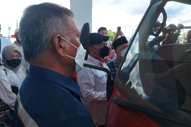 Menteri ESDM, Arifin Tasrif kunjungi Bengkulu, Minggu (10/4/2022).