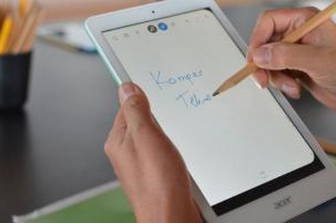 Tablet Iconia One 8 Bisa Dioperasikan Pakai Pensil