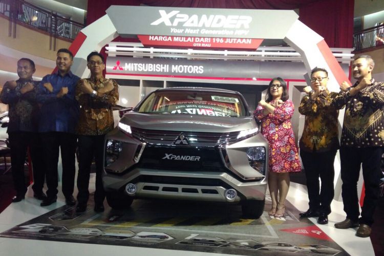 Peresmian pameran Mitsubishi Xpander di Pekanbaru, Riau, (6/9/2017)