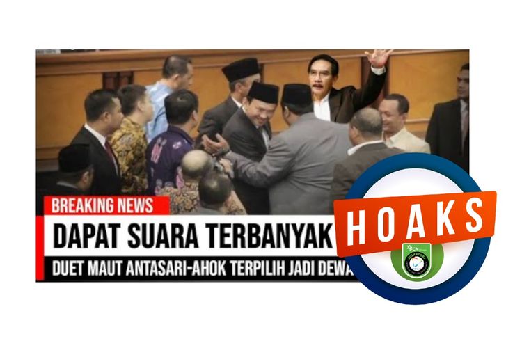 Hoaks, DPR sepakat Antasari dan Ahok menjadi anggota Dewas KPK