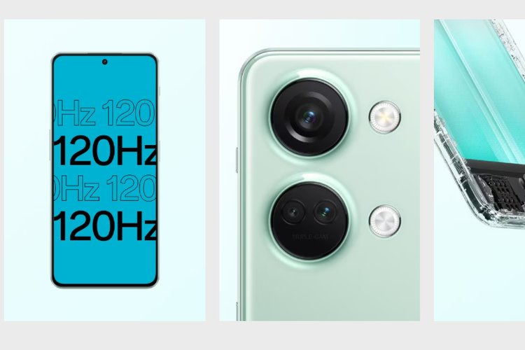Ilustrasi OnePlus Nord 3 varian Misty Green