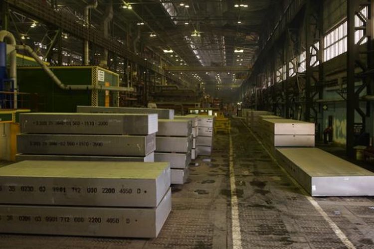 Salah satu pabrik aluminium milik Rusal