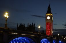 Big Ben di Inggris Bertabur Cahaya Jelang Penobatan Raja Charles III