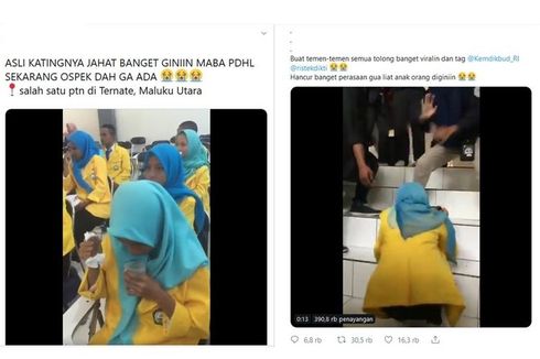 Viral Ospek Mahasiswa Minum Air Ludah, Kemenristek Dikti Serukan Hentikan Perpeloncoan