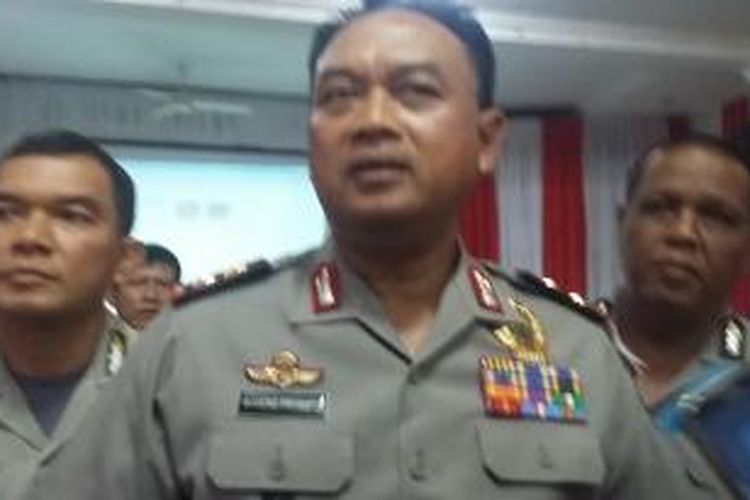Kapolda Bali Irjen Pol Sugeng Priyanto didampingi Kapolres Badung dan kapolresta Denpasar. 