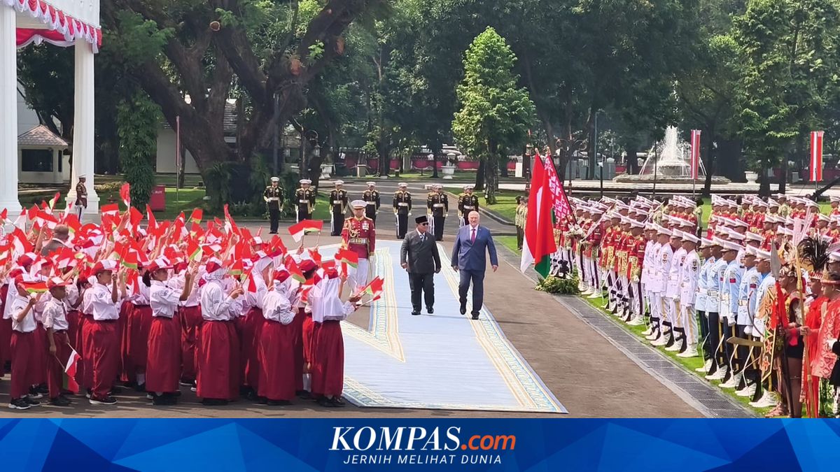 Presiden Belarus Temui Prabowo di Istana, Disambut Pasukan Berkuda-Anak SD