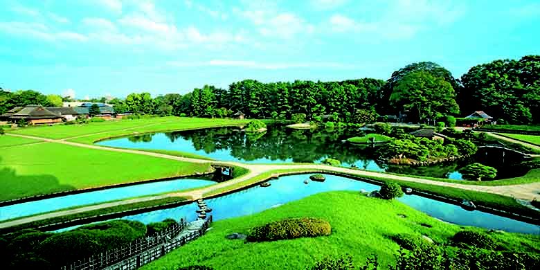(Okayama Castle dan Korakuen Garden)