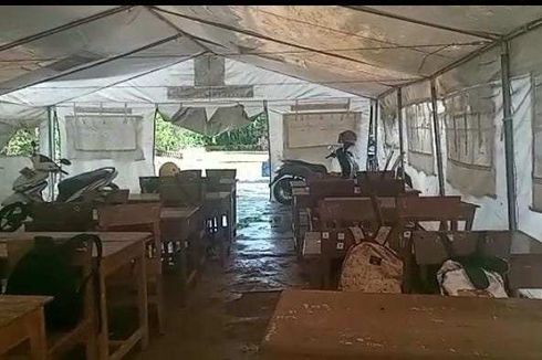 Bangunan SD Negeri di Bima Rusak, Siswa Belajar di Tenda Darurat Selama 2 Tahun