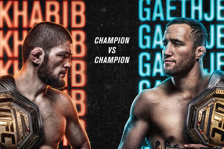 UFC 254 akan mempertemukan duel Khabib Nurmagomedov vs Justin Gaethje dalam laga perebutan gelar kelas ringan.