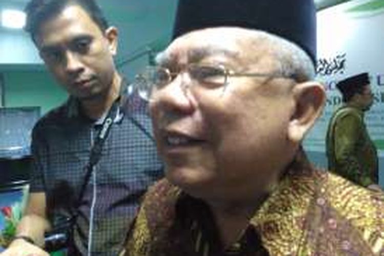 Ketua Umum MUI Maruf Amin di kantor MUI, Jakarta, Selasa (14/6/2016)