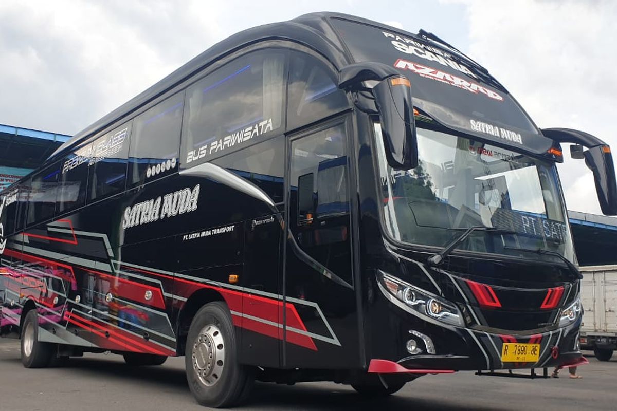 Bus baru PO Satria Muda