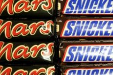 Cokelat Mars dan Snickers Ditarik dari 55 Negara