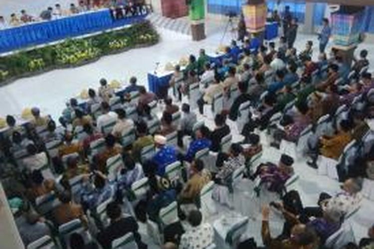 Situasi pemilihan calon ketua umum PP Muhammadiyah di Univeristas Muhammadiyah Makassar, Sabtu (1/8/2015).