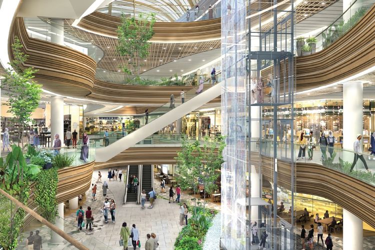 Konsep Living World Kota Wisata mengadopsi perubahan post covid-19 dengan desain eco-green, dan environmental friendly.