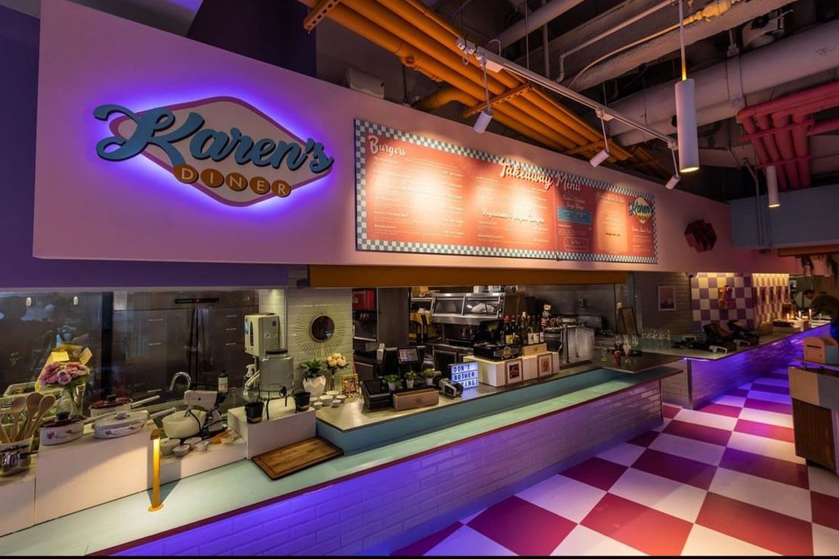 Restoran unik Karen's Diner di Australia dan Inggris.