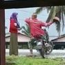 Viral Video Suami Pukul Istri dengan Helm di Pinggir Jalan, Polisi Tangkap Pelaku