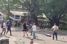 Berdebat dengan Demonstran Hong Kong, Kepala Pria 70 Tahun Dilempar Batu Bata