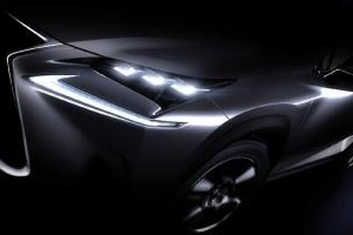 Teaser Lexus NX muncul di dunia maya sebelum debut di Beijing Auto Show 2014.