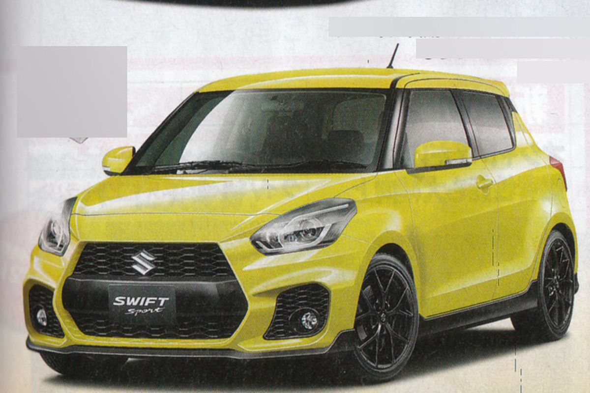 Suzuki Swift Sport rendering terbaru.