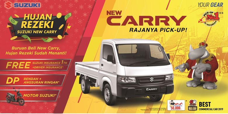 Promo New Carry dari Suzuki jelang akhir tahun