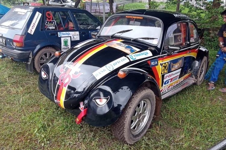 VW Beetle ikut Piala Raja Sprint Rally Jogja 2022 